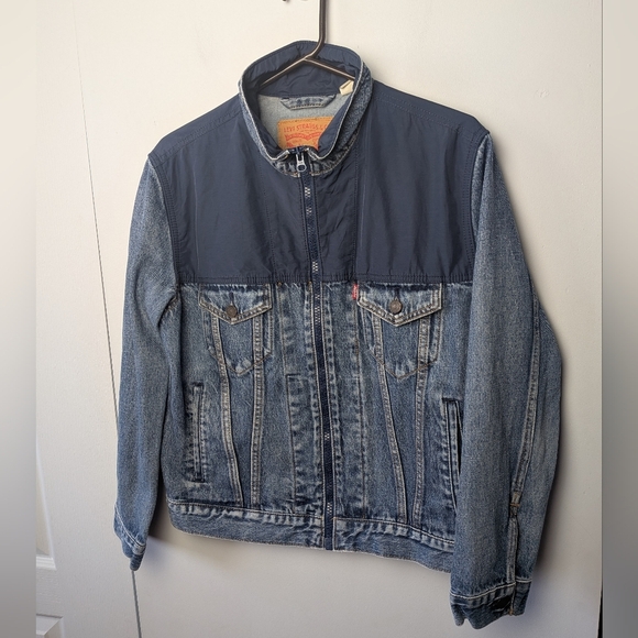 LEVI'S Men Jeans Jacket Size Small Unisex Denim Mid Jeans Mid Polyester Pockets - Picture 3 of 14